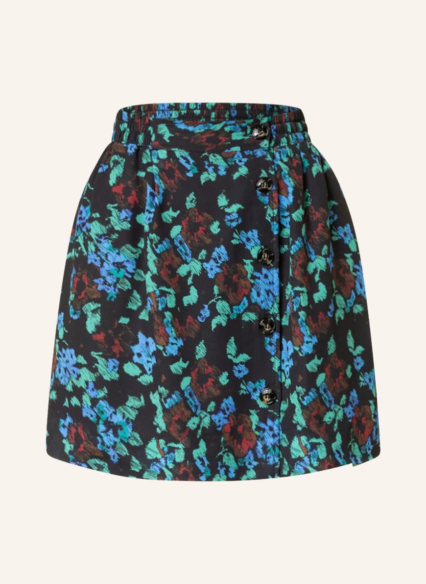 GANNI Skirt, Color: DARK BLUE/ LIGHT BLUE/ GREEN(Image 1)