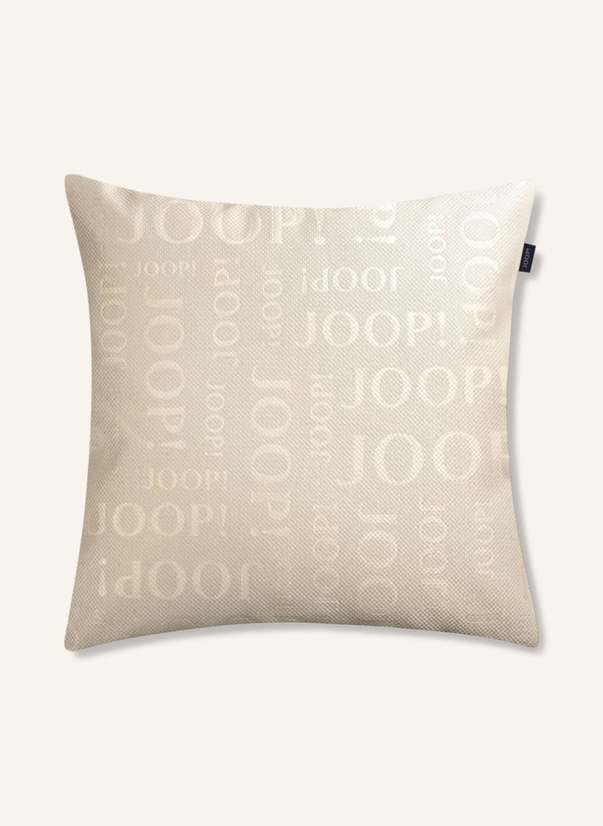 JOOP! Decorative cushion cover J!LABEL, Color: ECRU(Image 1)