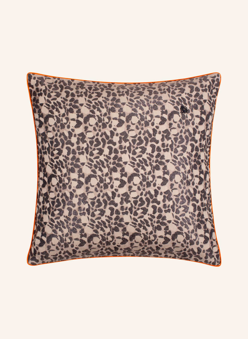 SPORTALM Decorative cushion cover with glitter thread, Color: TAUPE/ BLACK(Image 1)