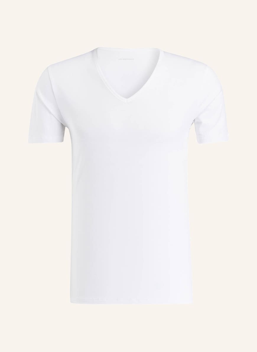 mey V-Shirt Serie DRY COTTON, Farbe: WEISS(Bild 1)