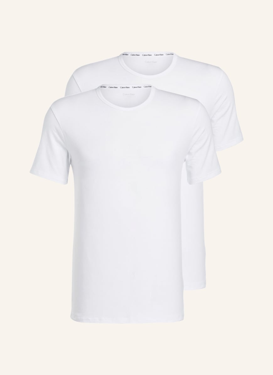 Calvin Klein 2er-Pack T-Shirts MODERN COTTON STRETCH in weiss