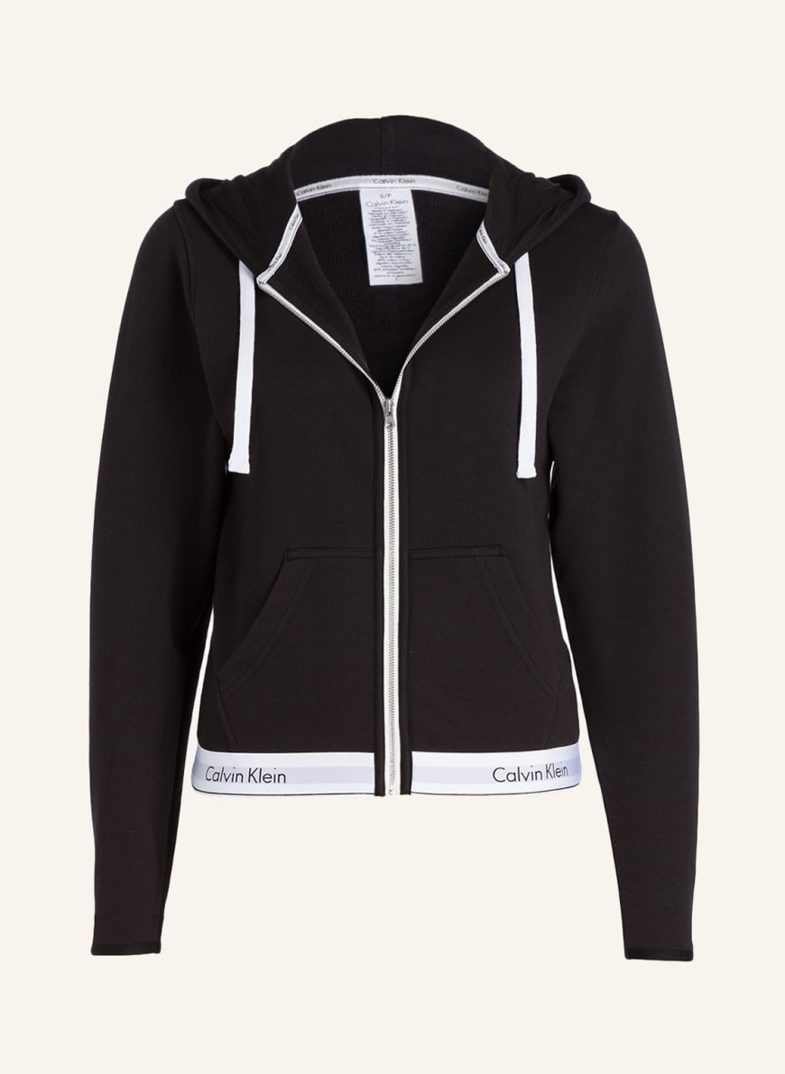 Calvin Klein Lounge sweat jacket, Color: BLACK (Image 1)