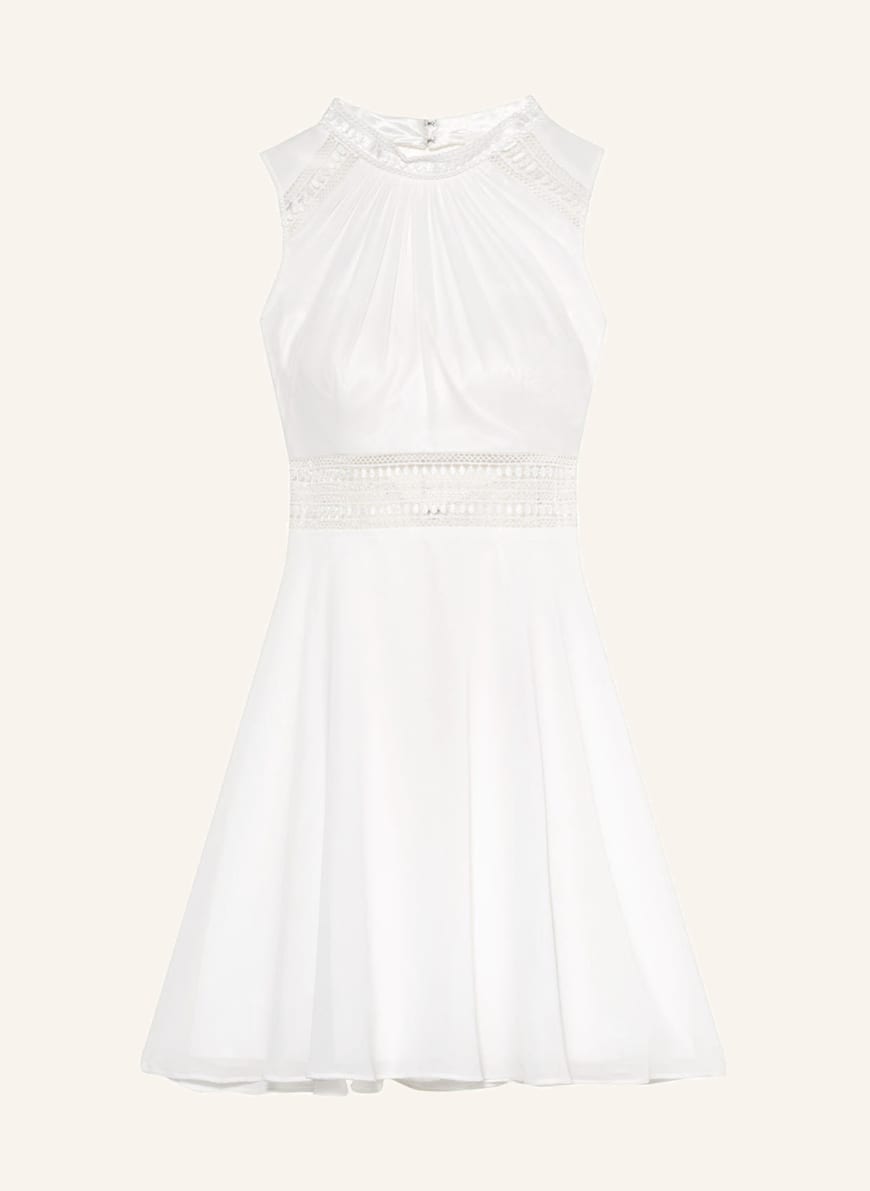 VM VERA MONT Cocktail dress with lace trim, Color: WHITE (Image 1)