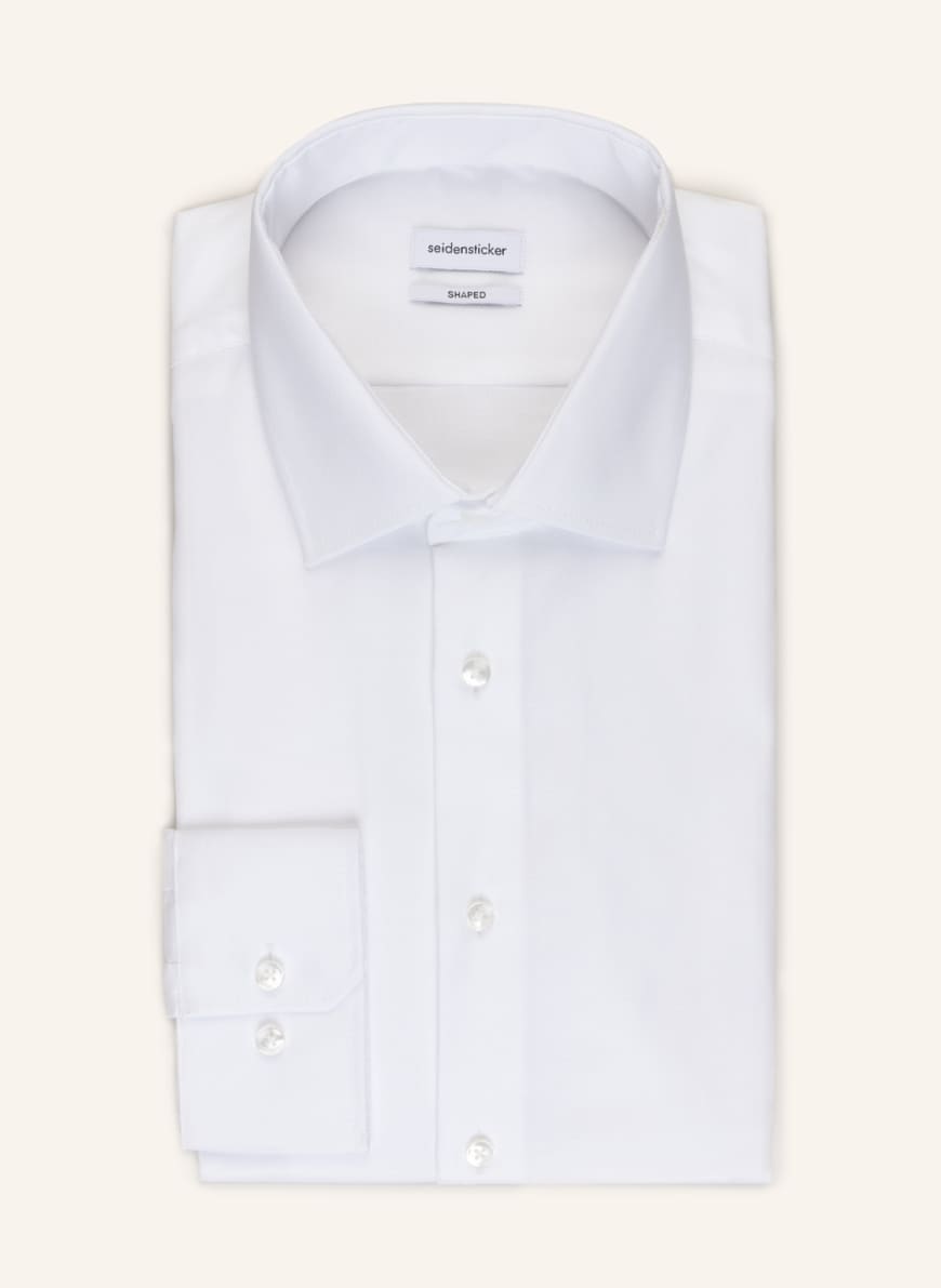 seidensticker Shirt shaped fit , Color: WHITE(Image 1)