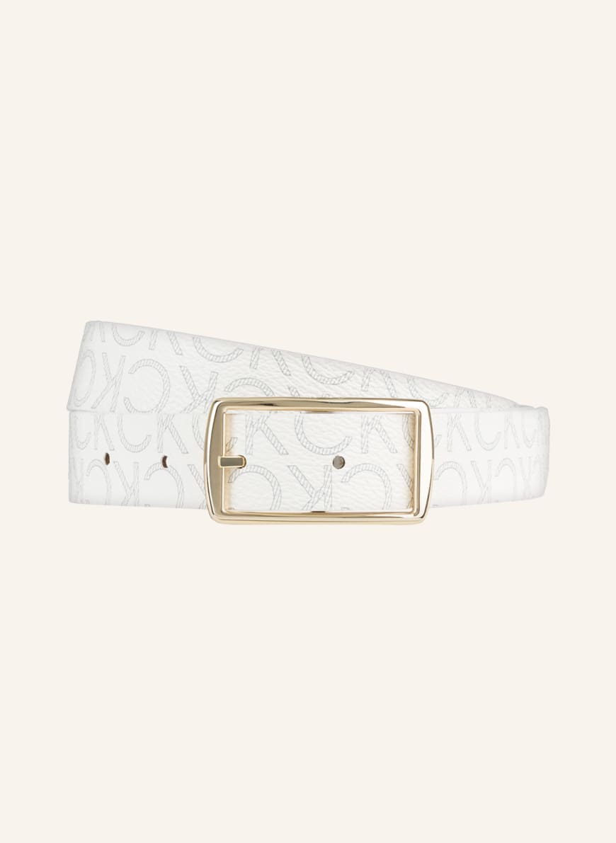 Calvin Klein Reversible leather belt, Color: WHITE (Image 1)