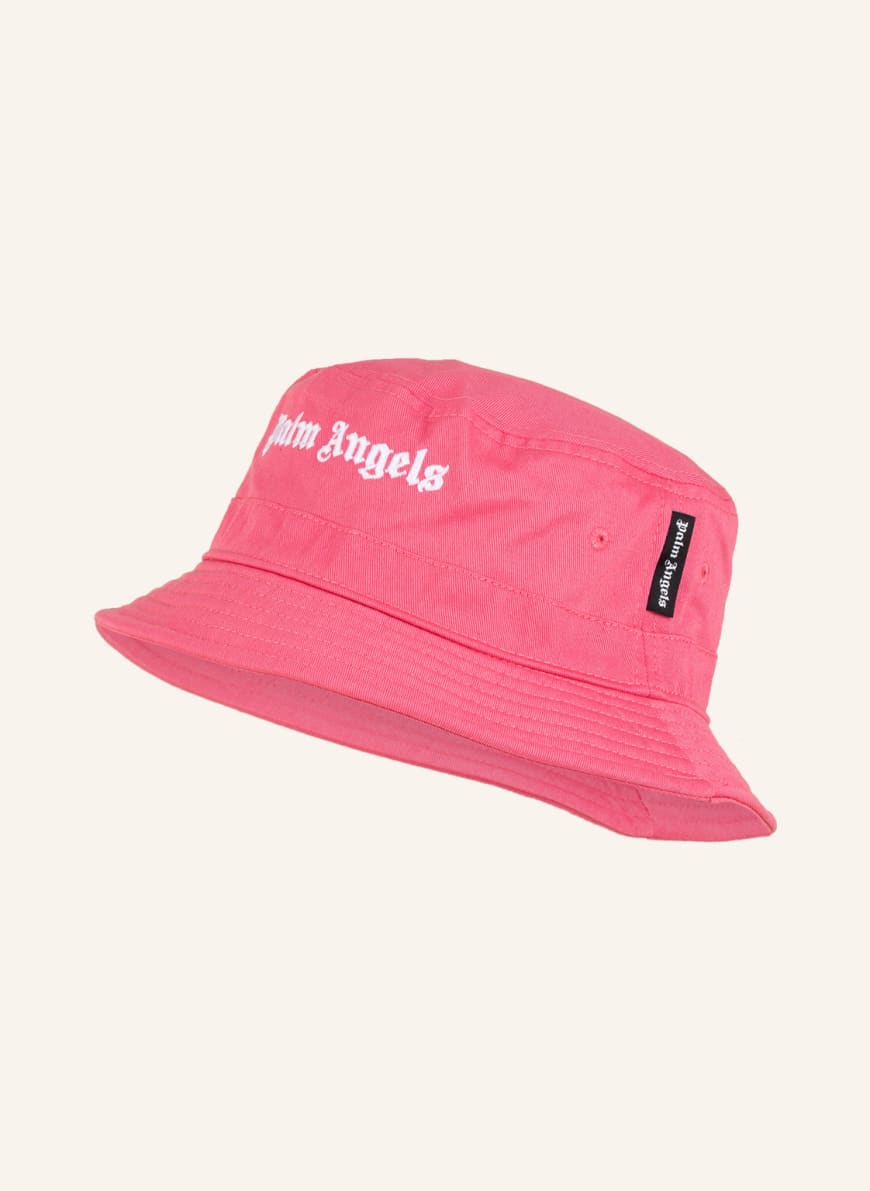 pink north face bucket hat