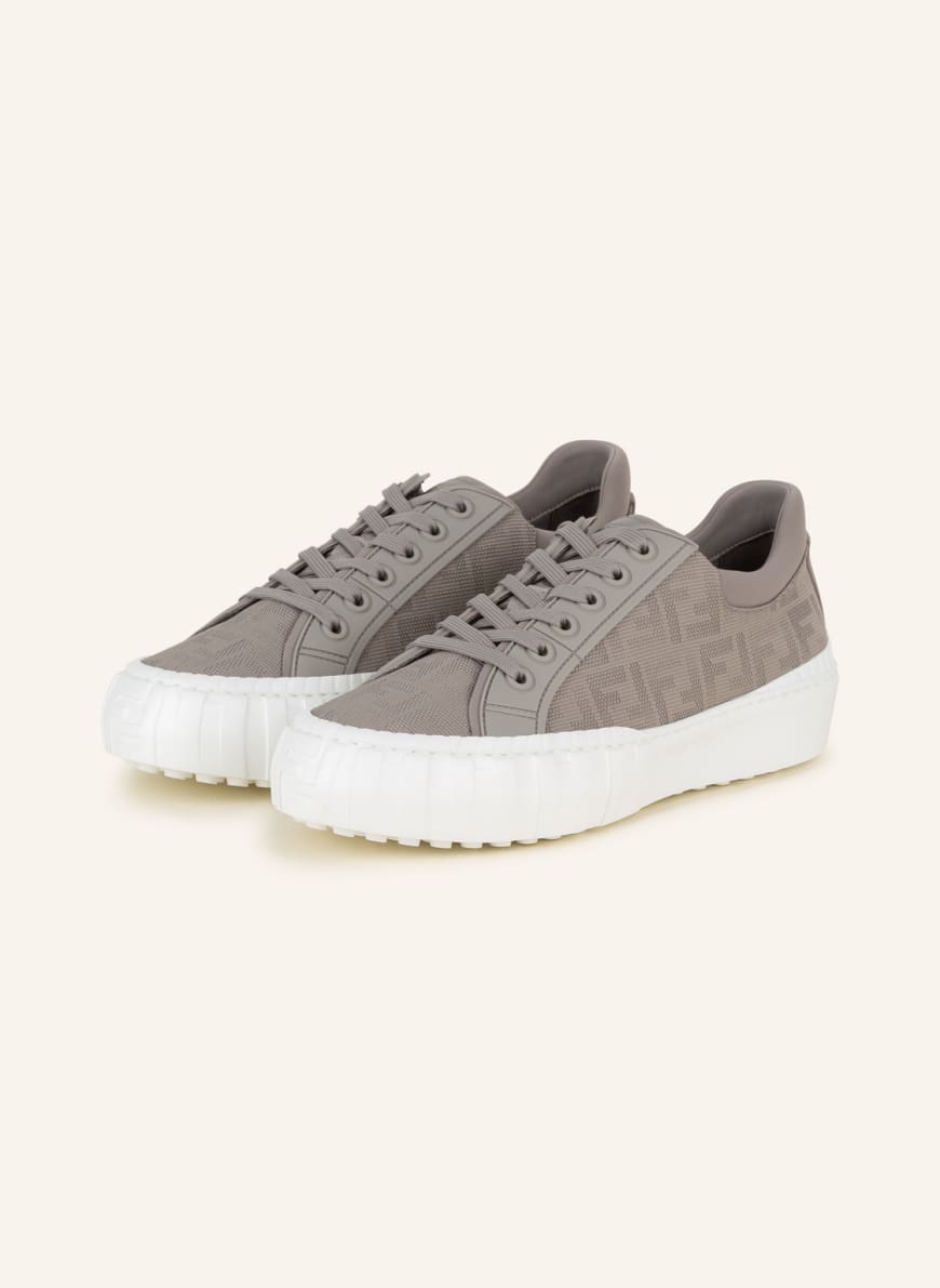 fendi force canvas sneaker