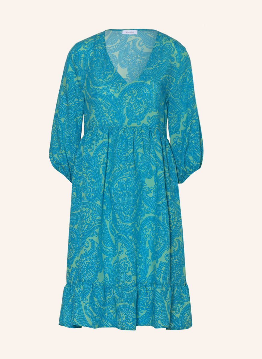 darling harbour Dress with 3/4 sleeve, Color: TURQUOISE/ LIGHT GREEN (Image 1)