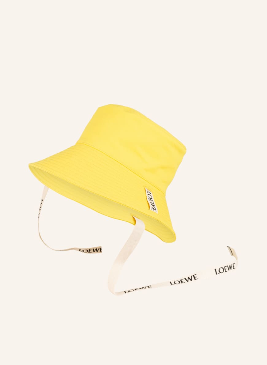 LOEWE Bucket hat in yellow \u0026 another 