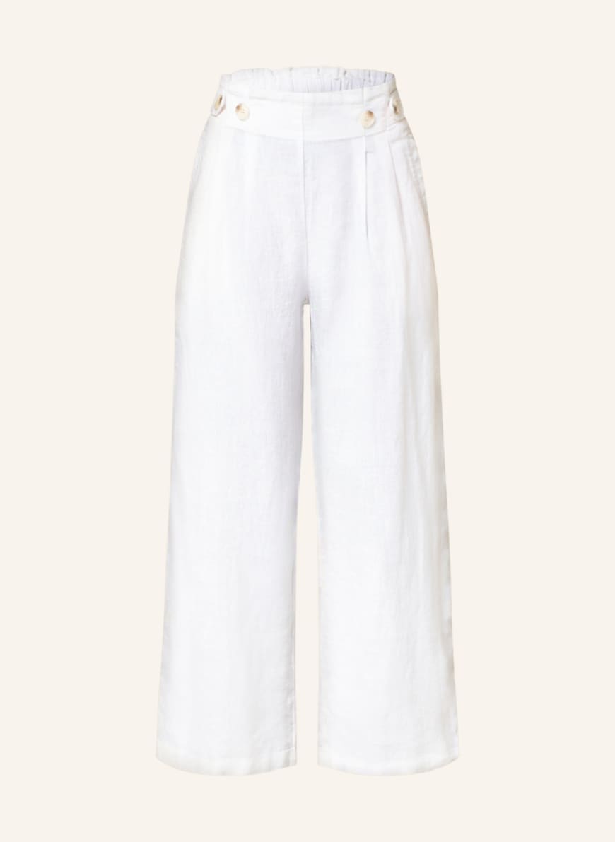 ESPRIT Linen culottes , Color: WHITE (Image 1)