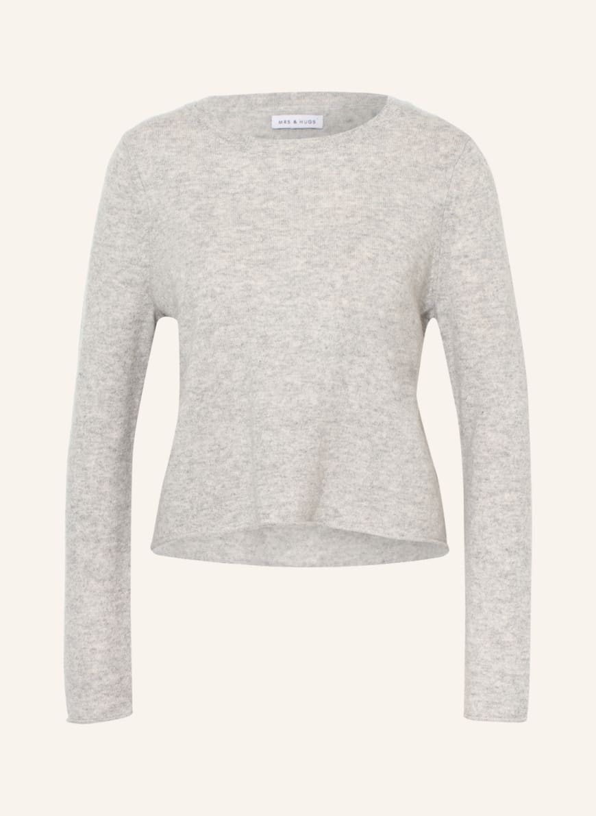 MRS & HUGS Cashmere pullover, Color: LIGHT GRAY(Image 1)