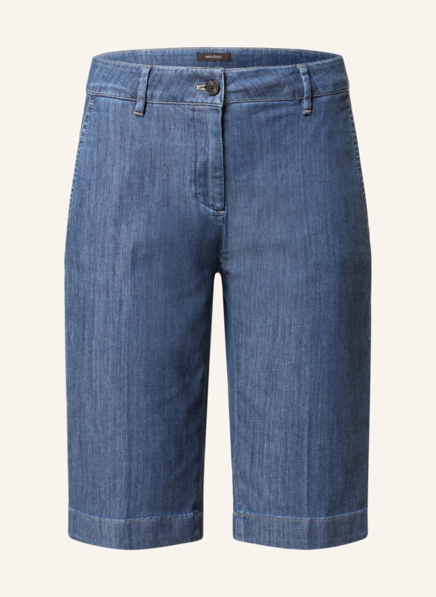 windsor. Denim shorts in 435 bright 