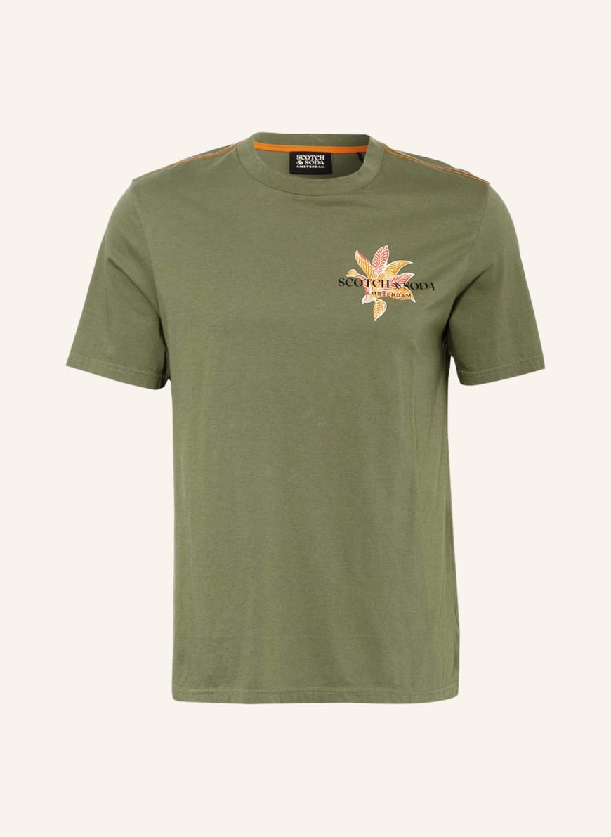 SCOTCH & SODA T-shirt, Color: OLIVE (Image 1)
