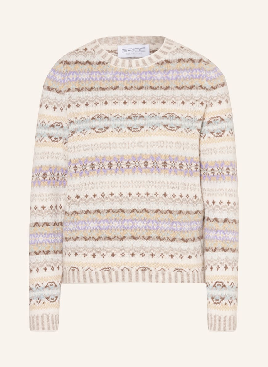 ERIBÉ Pullover KINROSS in cream/ beige/ purple & another ...