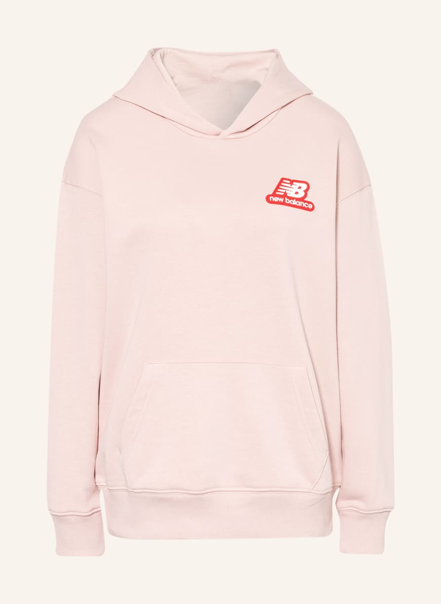 new balance Oversized hoodie ESSENTIALS CANDY, Color: PINK (Image 1)
