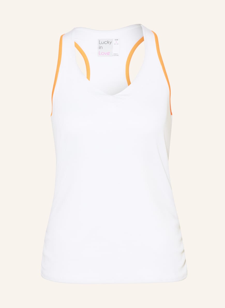 Lucky in Love Tank top LOVE WINS, Color: WHITE (Image 1)