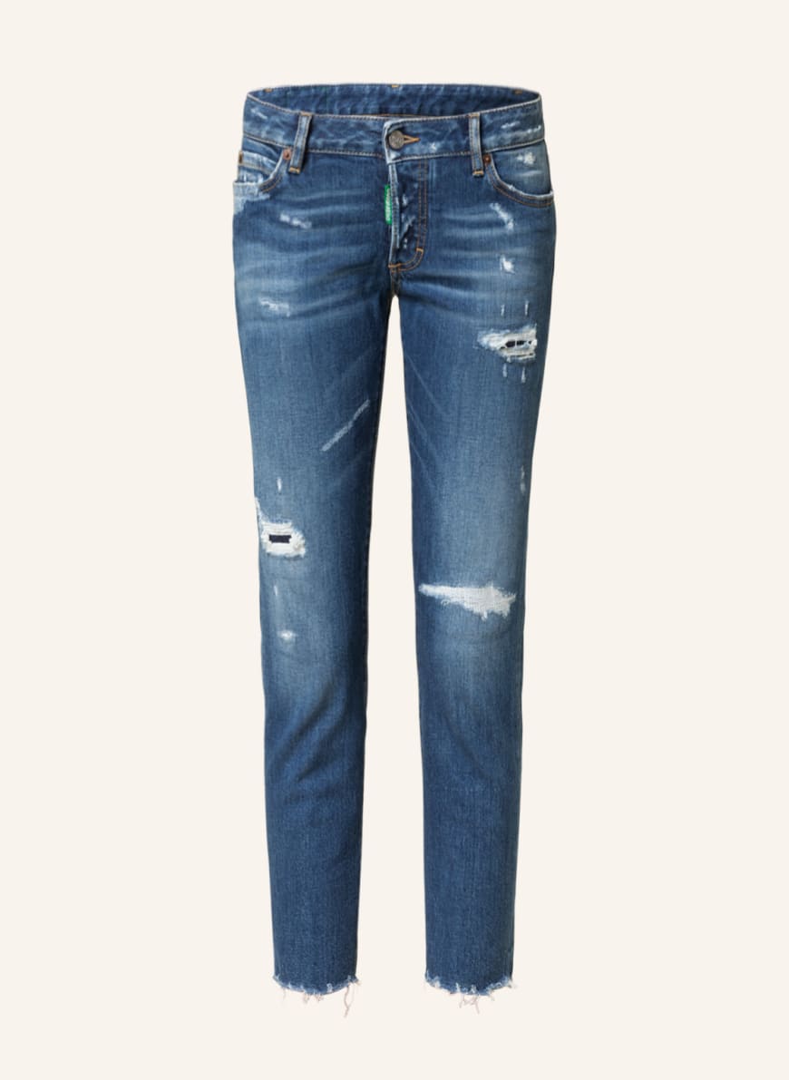 DSQUARED2 7/8 jeans JENNIFER ONE LIFE, Color: 470 NAVY BLUE (Image 1)