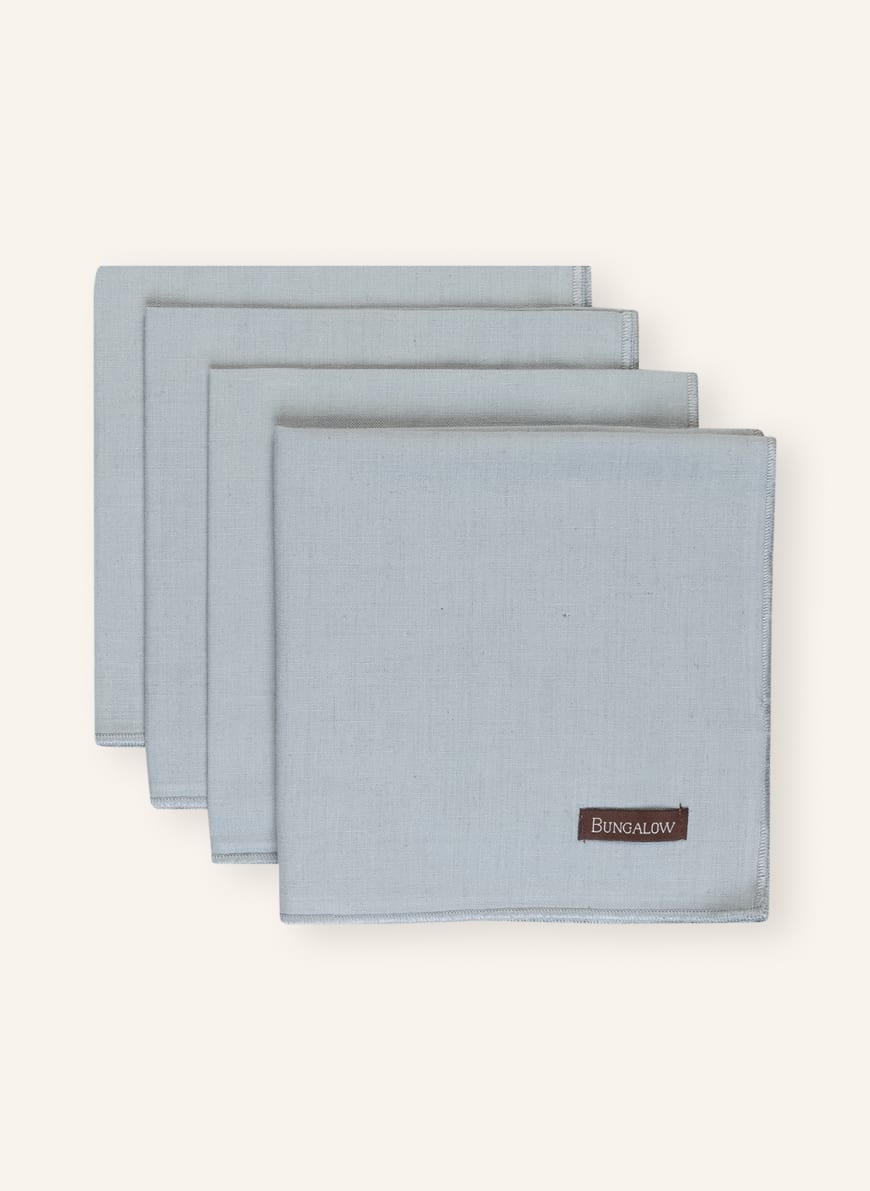 BUNGALOW DENMARK Set of 4 cloth napkins NAPKIN , Color: GRAY (Image 1)