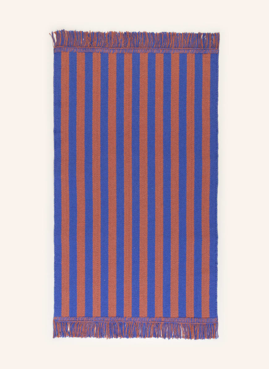 HAY Teppich STRIPES AND STRIPES, Farbe: BLAU/ BRAUN(Bild 1)