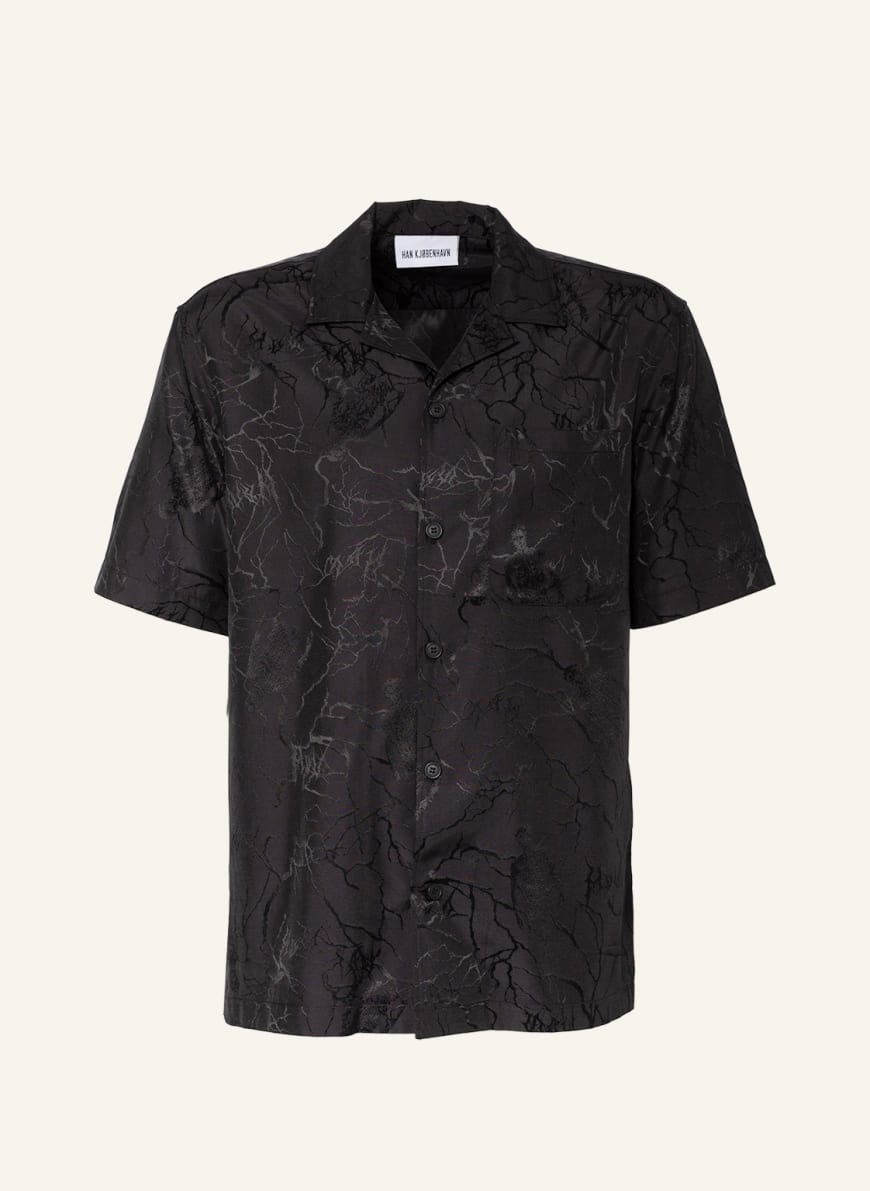HAN KJØBENHAVN Resort shirt comfort fit, Color: BLACK (Image 1)