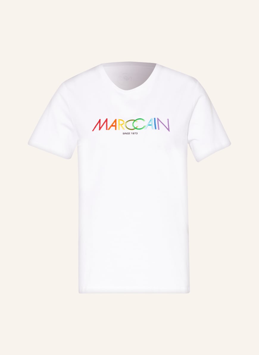 MARC CAIN T-Shirt, Farbe: 100 WHITE (Bild 1)