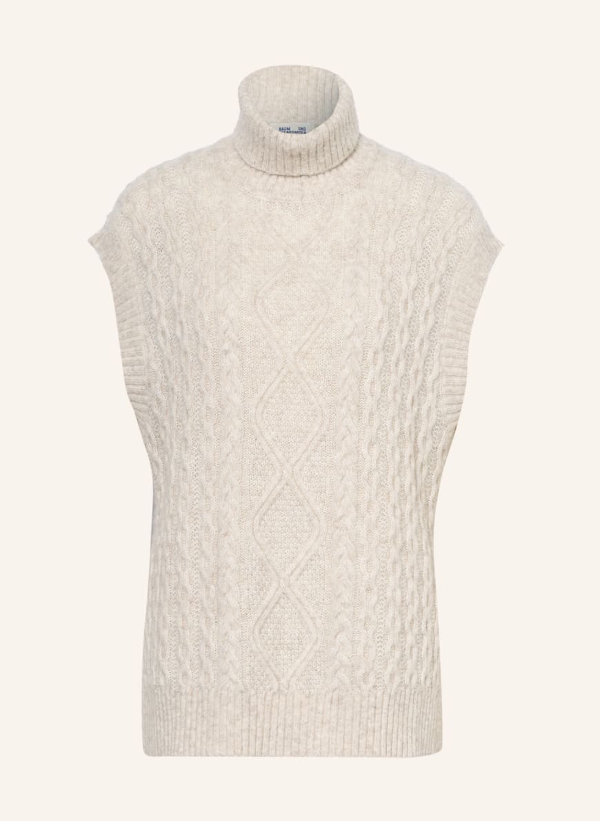 BAUM UND PFERDGARTEN Sleeveless sweater CILINA , Color: CREAM (Image 1)