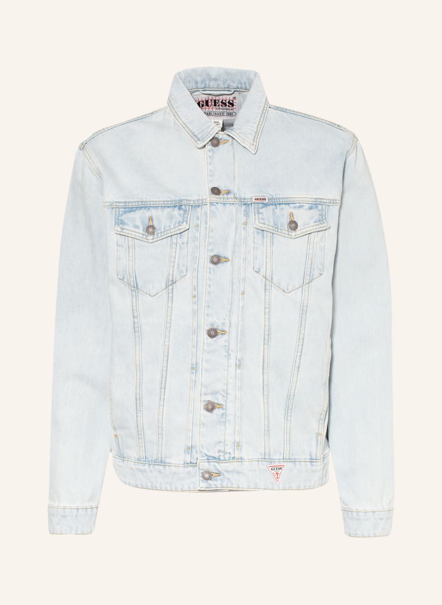 GUESS Denim jacket KIT in f9fo go crest 