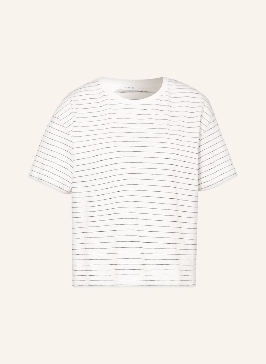 OPUS T-shirt SISTORIA , Color: WHITE/ BLACK (Image 1)