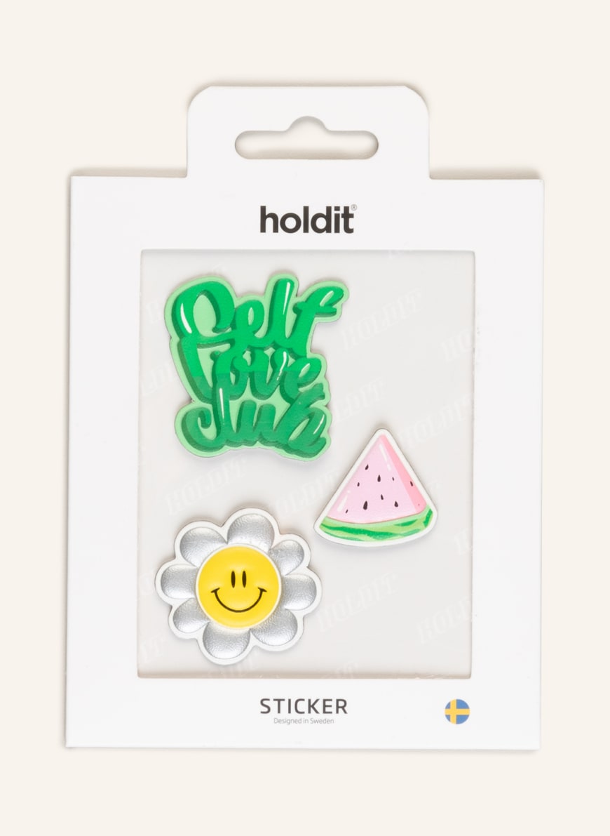 holdit Sticker FLOWER, Farbe: ROSA/ GELB/ GRÜN(Bild 1)