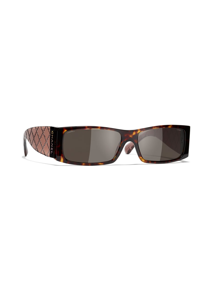 CHANEL Rectangular sunglasses in c714/3 - havana/ brown | Breuninger
