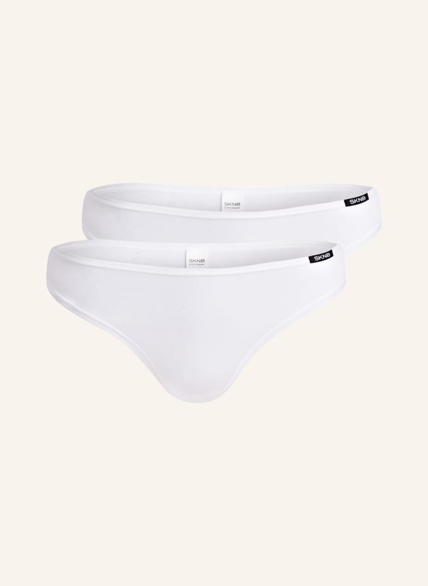 Skiny Pack of 2 briefs EVERY DAY IN COTTON ADVANTAGE, Color: WHITE (Image 1)