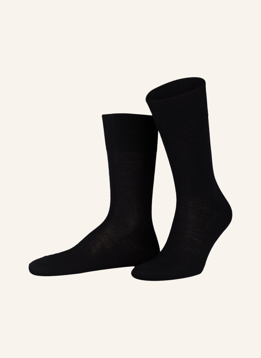 FALKE Socken LUXURY NO. 6 , Farbe: 3000 BLACK (Bild 1)