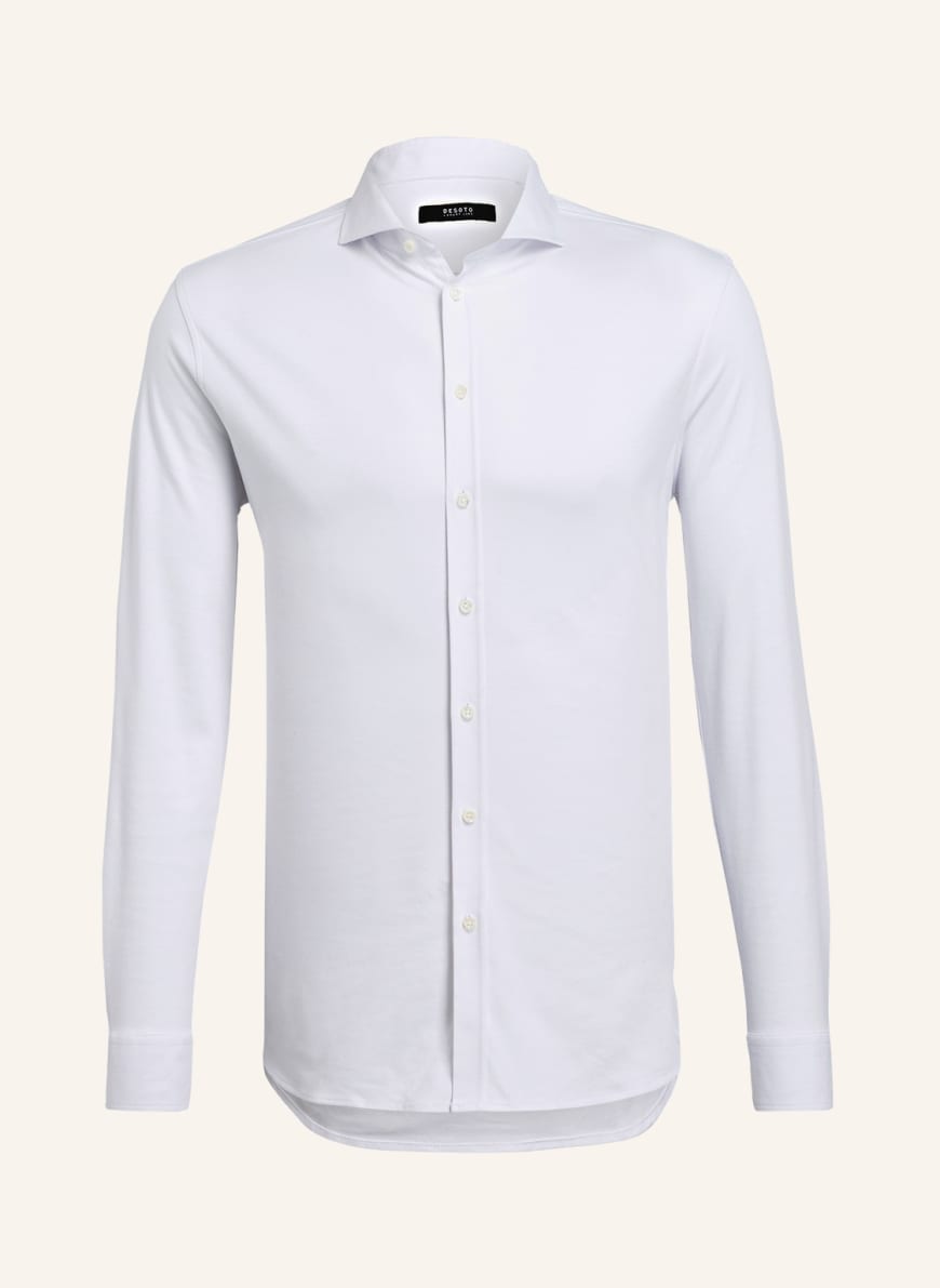 DESOTO Jerseyhemd Slim Fit, Farbe: WEISS(Bild 1)