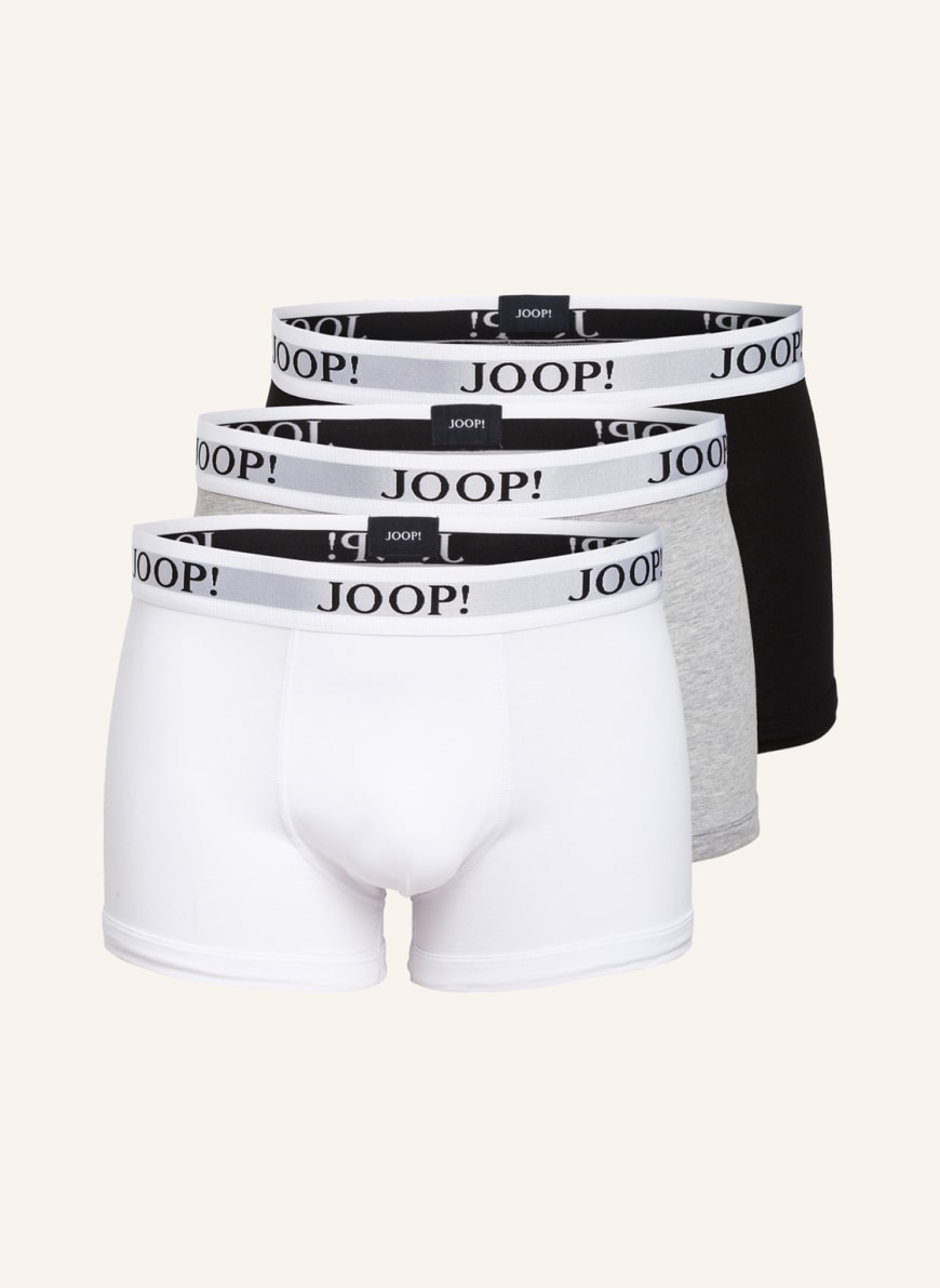 JOOP! 3-pack boxer shorts, Color: BLACK/ LIGHT GRAY/ WHITE (Image 1)