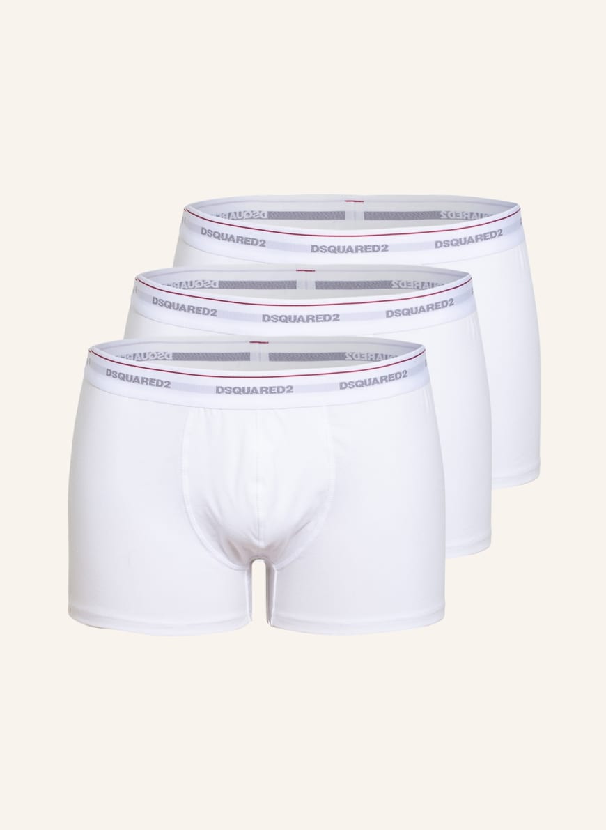 DSQUARED2 3-pack boxer shorts , Color: WHITE (Image 1)