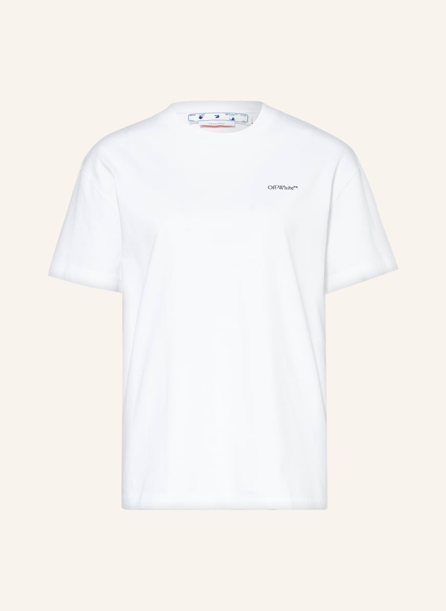 Off-White T-Shirt In White/ Blue/ Orange | Breuninger