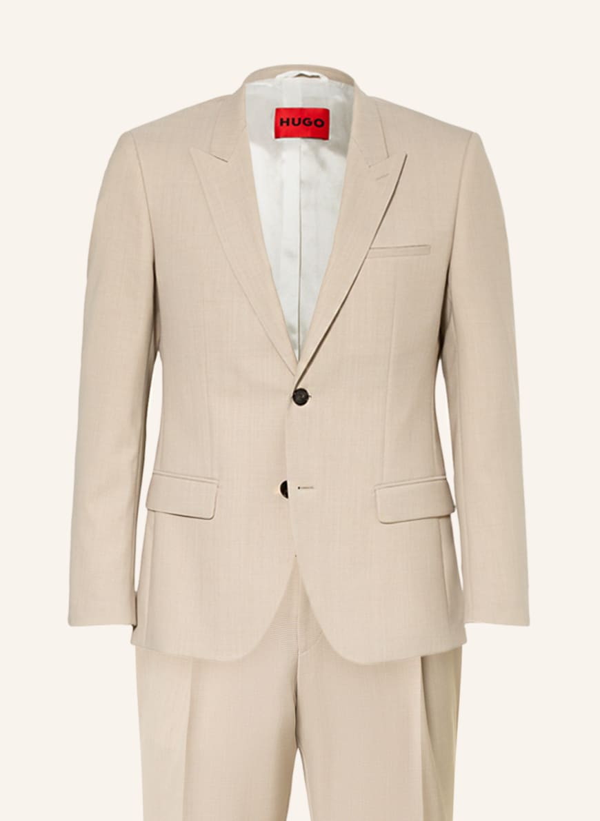 HUGO Suit HENRY/GETLIN slim fit, Color: BEIGE (Image 1)