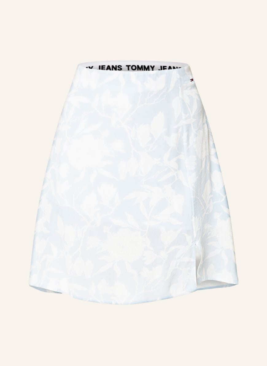 TOMMY JEANS Skirt, Color: WHITE/ LIGHT BLUE (Image 1)