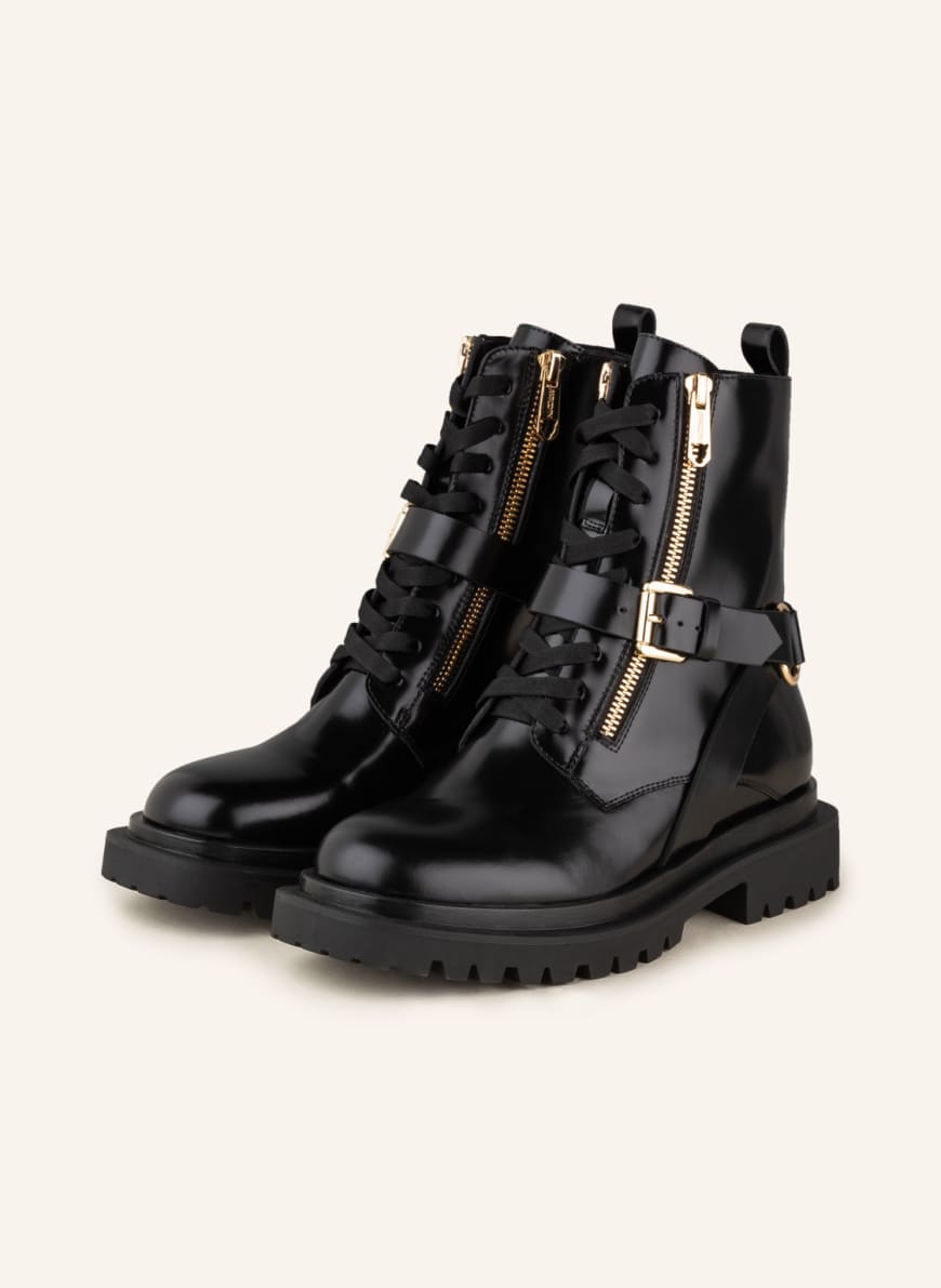 MARC CAIN Lace-up boots , Color: 900 BLACK (Image 1)