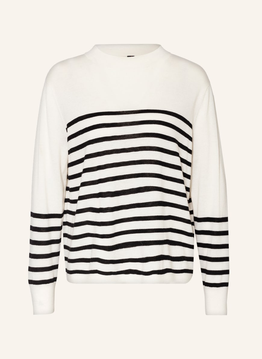 MARC CAIN Sweater, Color: 190 white and black (Image 1)