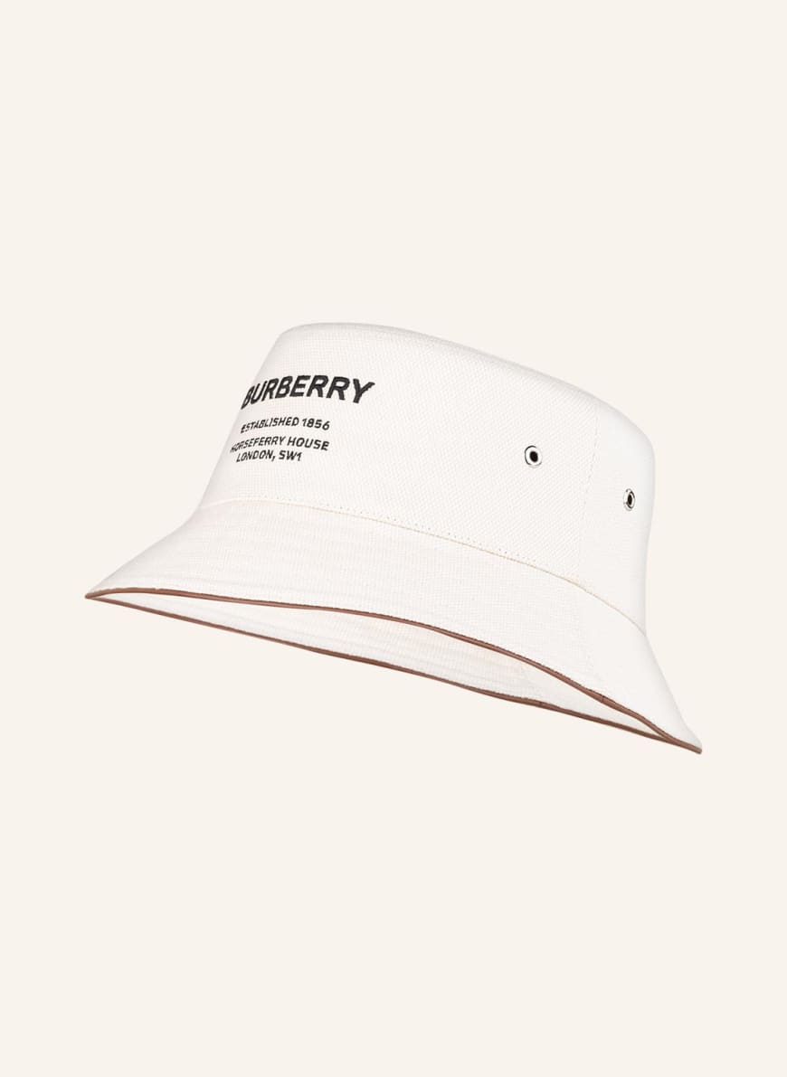 BURBERRY Bucket hat in cream | Breuninger