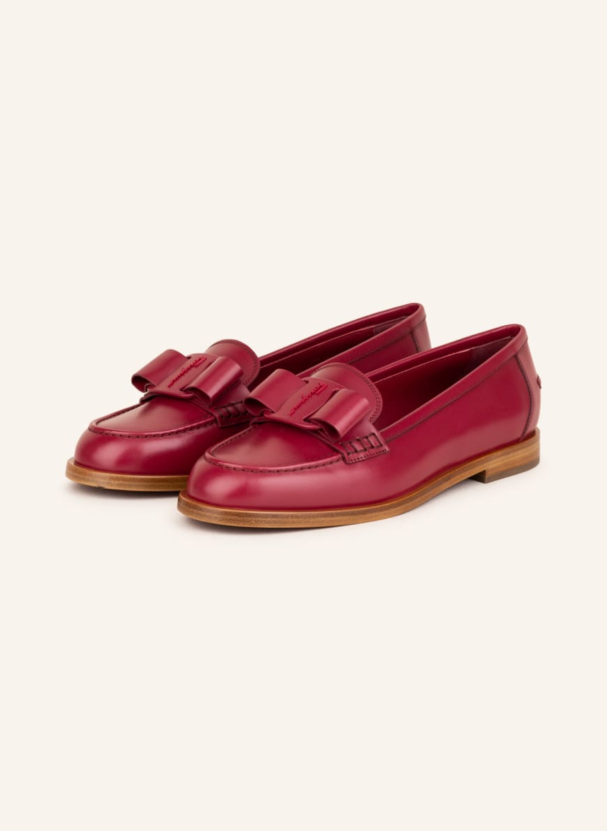 FERRAGAMO Loafers VIVALDO, Color: DARK RED(Image 1)