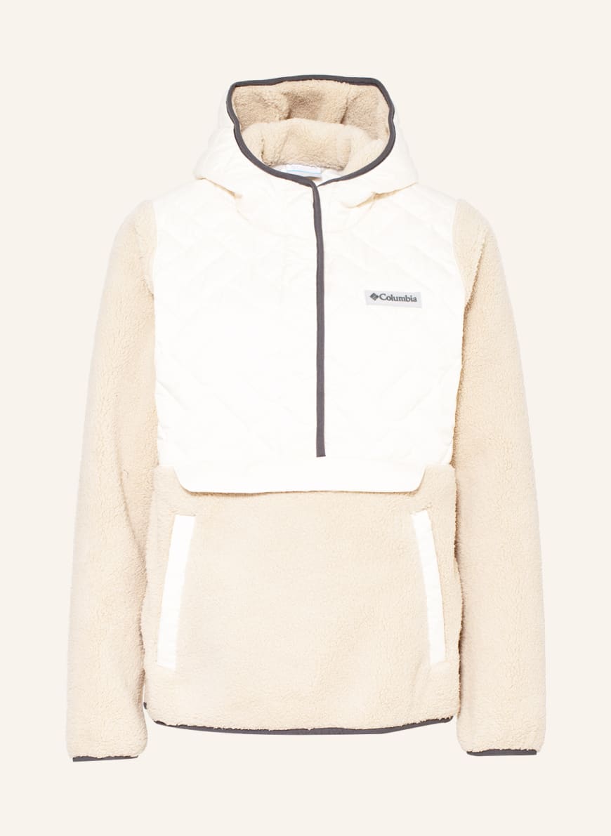 Columbia Hybrid fleece hoodie SWEET VIEW in cream ecru