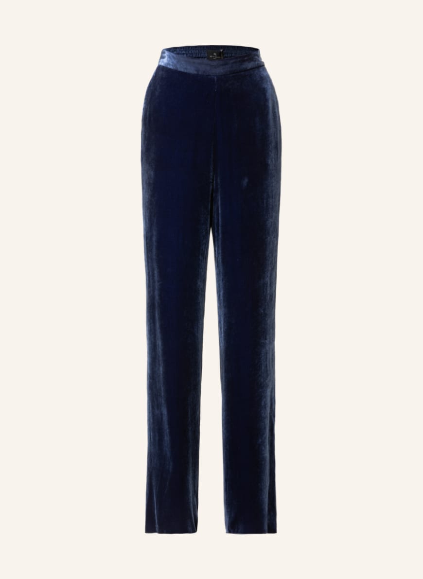 ETRO Wide leg trousers made of velvet 