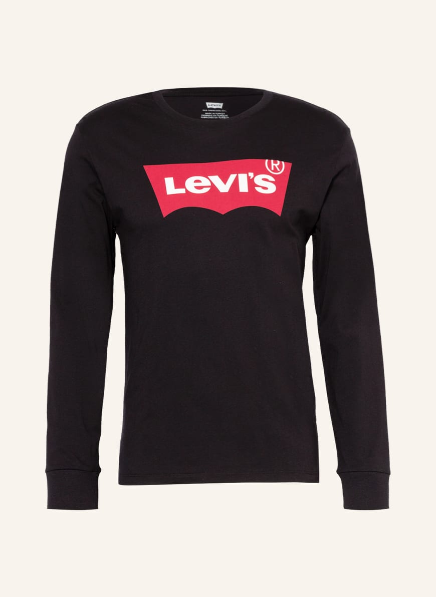 Levi's® Long sleeve shirt in black/ red | Breuninger