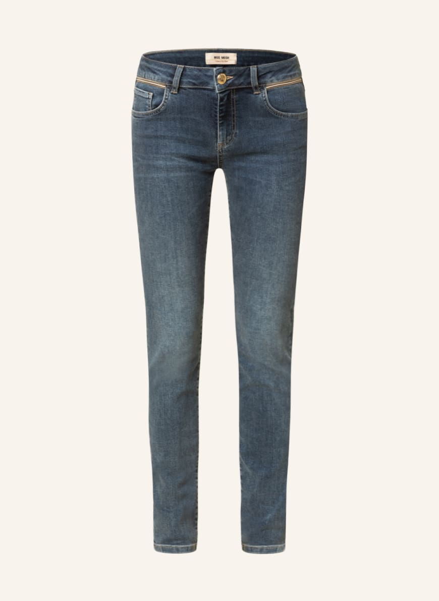 MOS MOSH Skinny jeans SUMNER IDA with decorative gems, Color: 401 BLUE (Image 1)