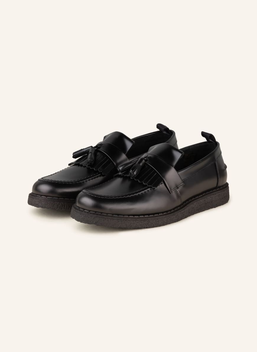FRED PERRY Loafers, Color: BLACK(Image 1)