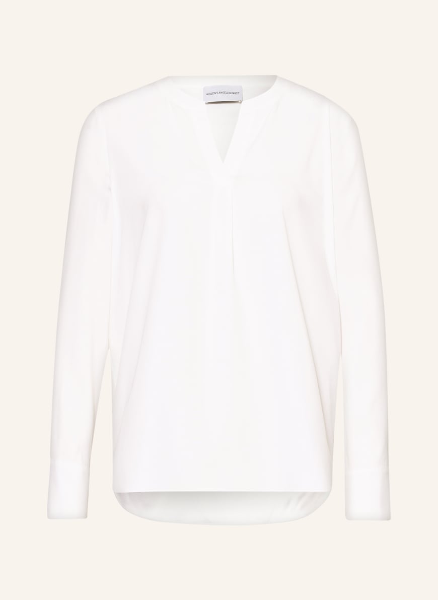 HERZEN'S ANGELEGENHEIT Silk tunic, Color: WHITE (Image 1)