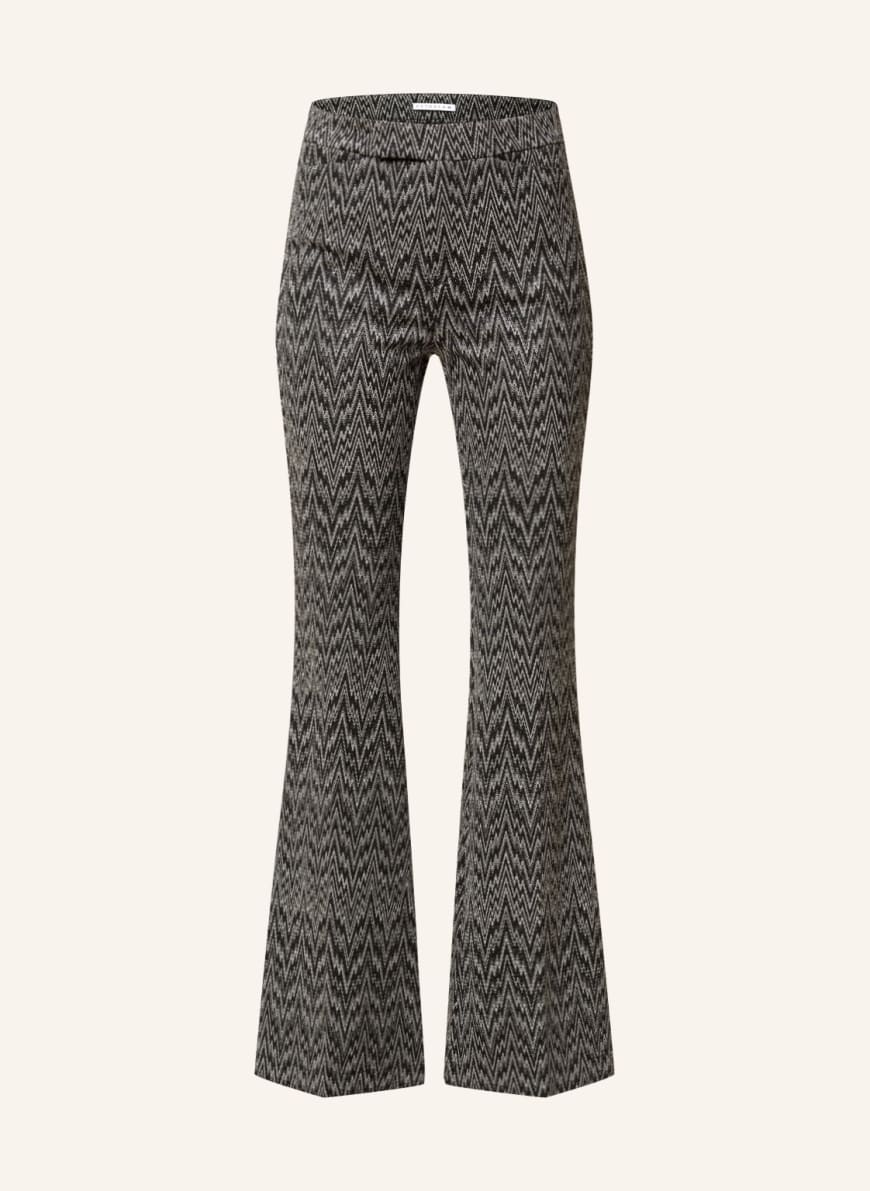 MAC DAYDREAM Bootcut trousers ZOOM with glitter thread, Color: BLACK/ LIGHT GRAY (Image 1)