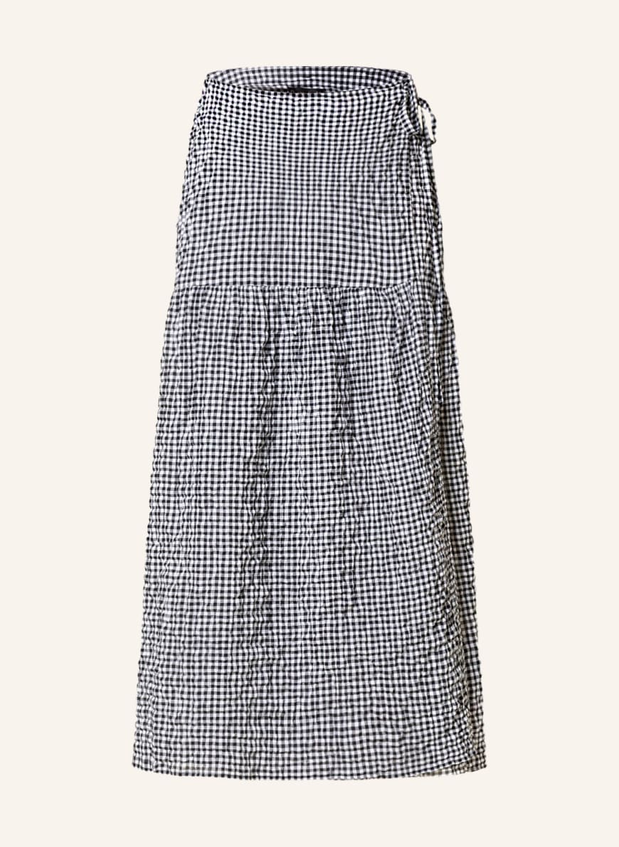 Phase Eight Wrap skirt TYRINA , Color: WHITE/ BLACK (Image 1)